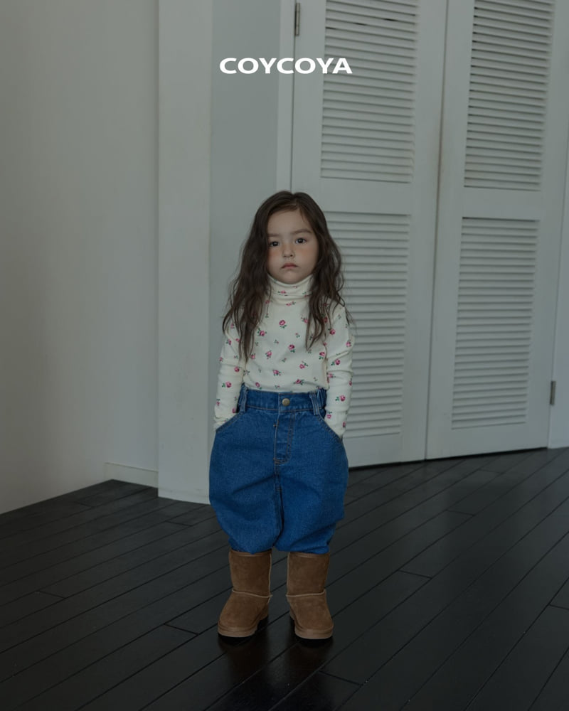 Coycoya - Korean Children Fashion - #minifashionista - Rose Fleece Turtleneck - 6