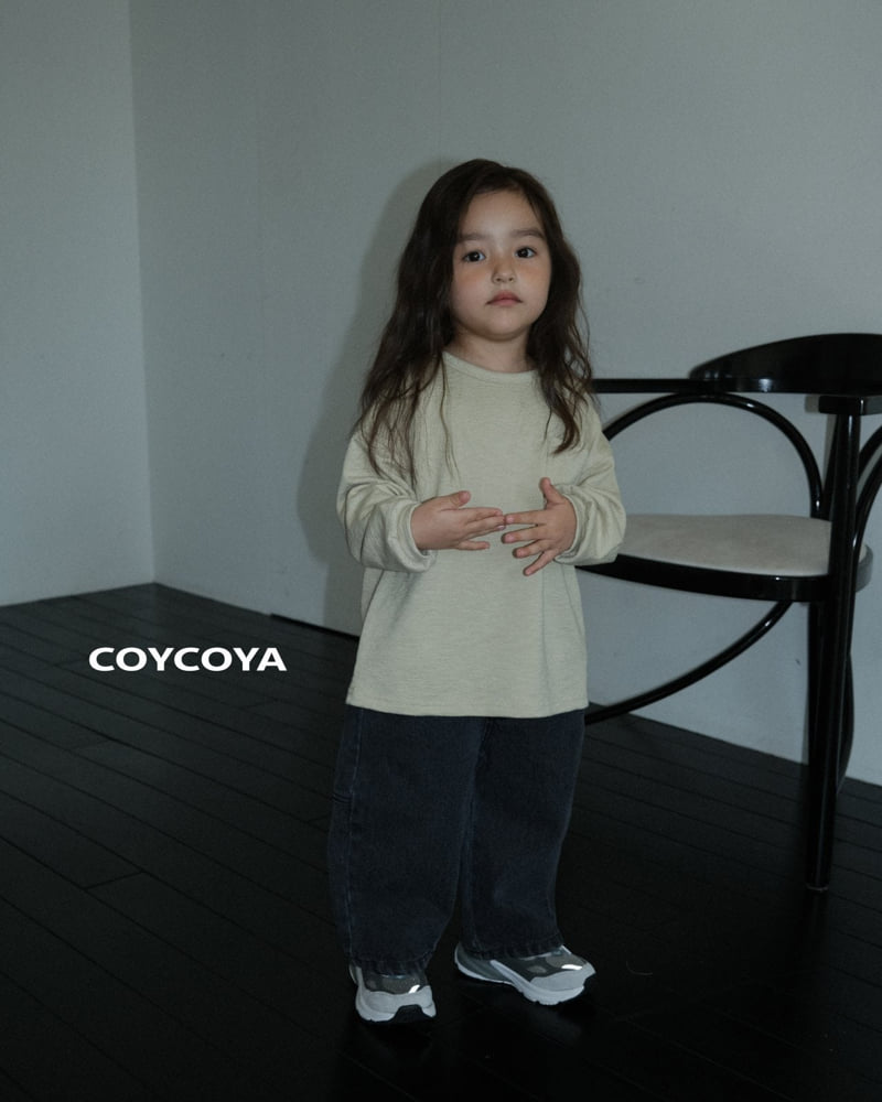 Coycoya - Korean Children Fashion - #prettylittlegirls - Coya Slub Fleece Tee - 10