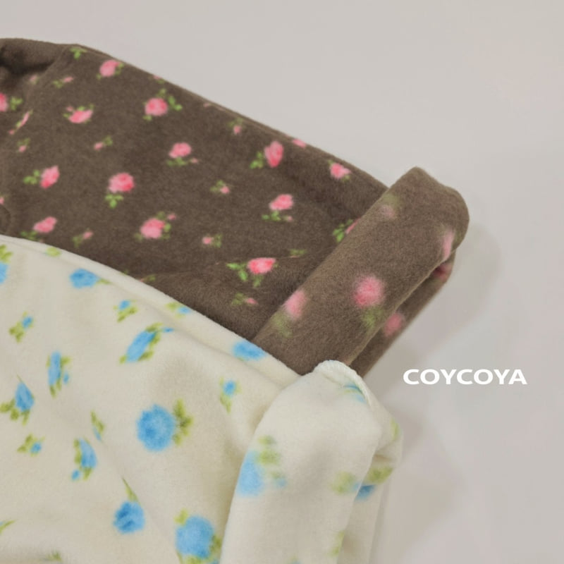 Coycoya - Korean Children Fashion - #prettylittlegirls - Fleece Rose Pants - 8