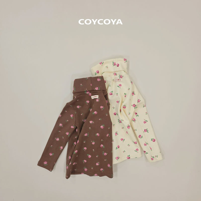 Coycoya - Korean Children Fashion - #stylishchildhood - Rose Fleece Turtleneck - 10