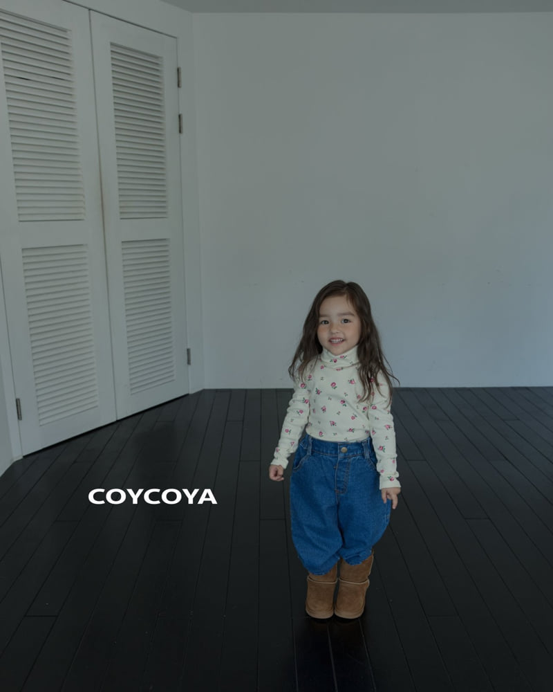Coycoya - Korean Children Fashion - #todddlerfashion - Rose Fleece Turtleneck - 8