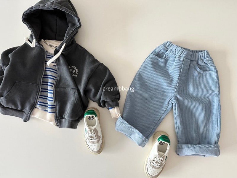 Cream Bbang - Korean Children Fashion - #childofig - Vivid Corduroy Wide Pants - 12