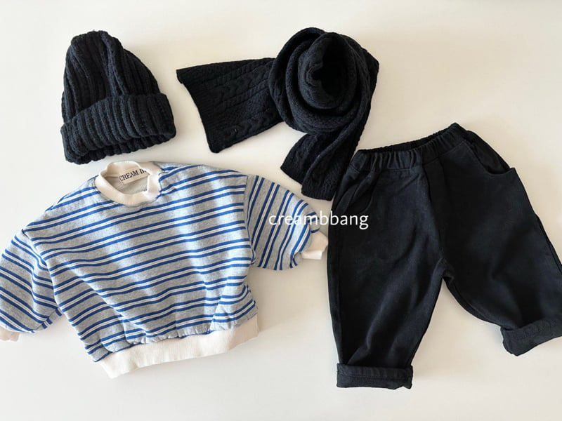 Cream Bbang - Korean Children Fashion - #childofig - Fleece Cotton Baggy Pants - 8