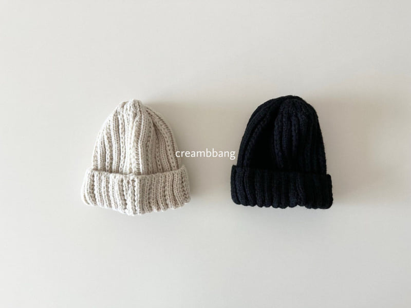Cream Bbang - Korean Children Fashion - #childrensboutique - Ribbed Knit Beanie - 3