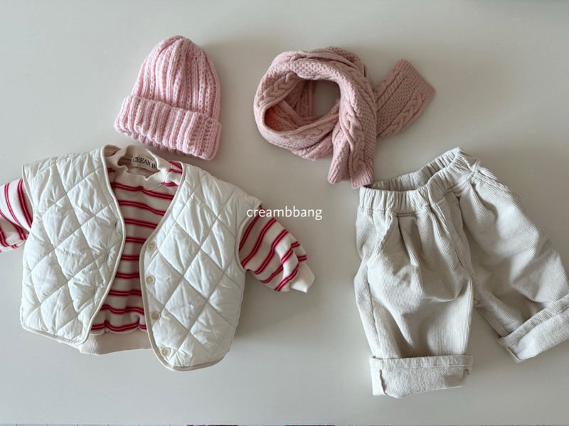 Cream Bbang - Korean Children Fashion - #childrensboutique - Dia Quilted Vest - 11