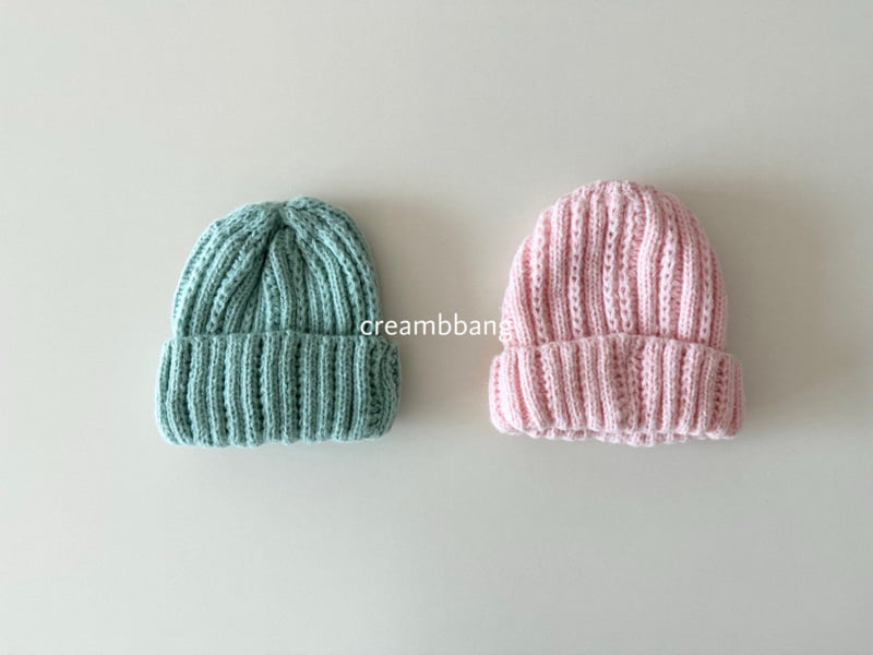 Cream Bbang - Korean Children Fashion - #childrensboutique - Ribbed Knit Beanie - 4