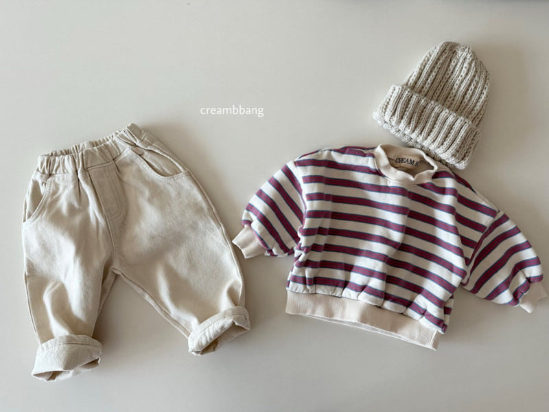 Cream Bbang - Korean Children Fashion - #discoveringself - Fleece Cotton Baggy Pants - 11
