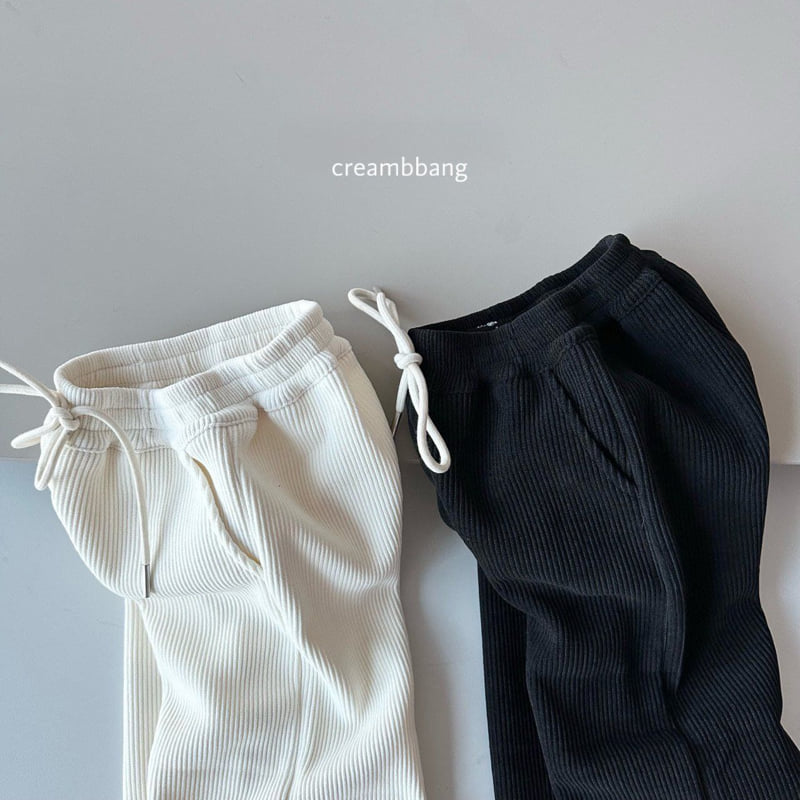 Cream Bbang - Korean Children Fashion - #fashionkids - Soft Bonding Ribbed Pants - 7