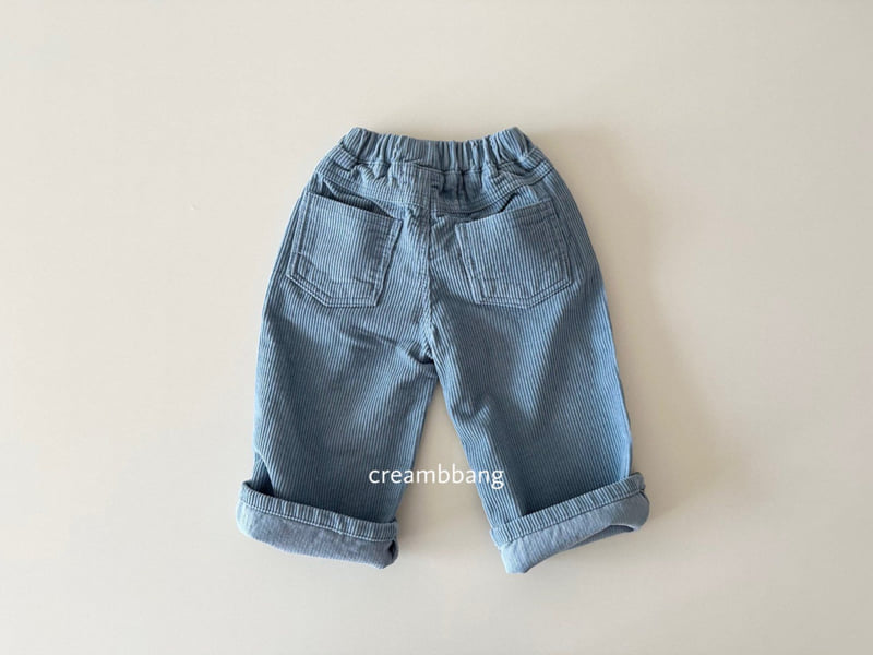 Cream Bbang - Korean Children Fashion - #kidzfashiontrend - Vivid Corduroy Wide Pants - 6