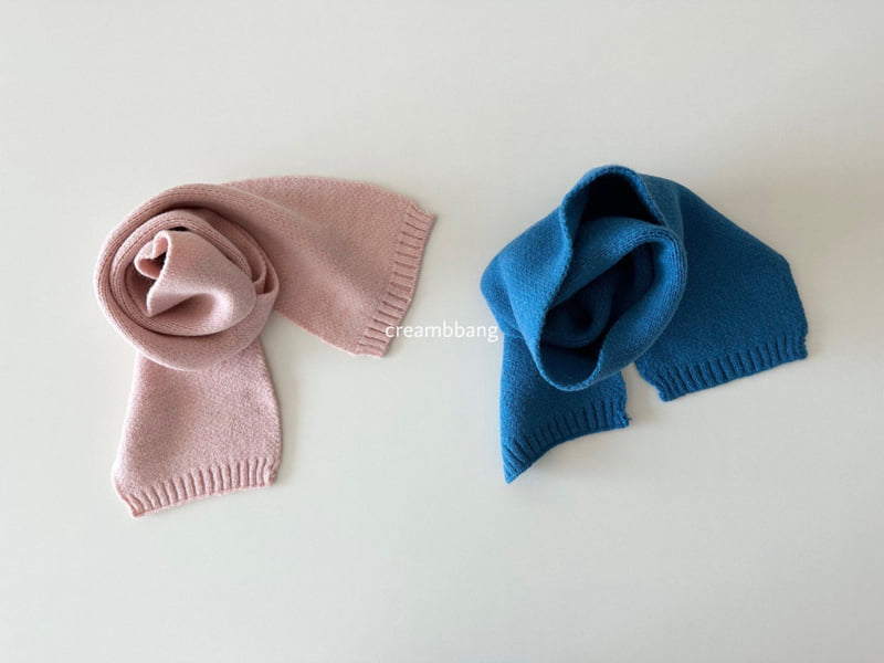 Cream Bbang - Korean Children Fashion - #kidsstore - Soft Knit Muffler - 4