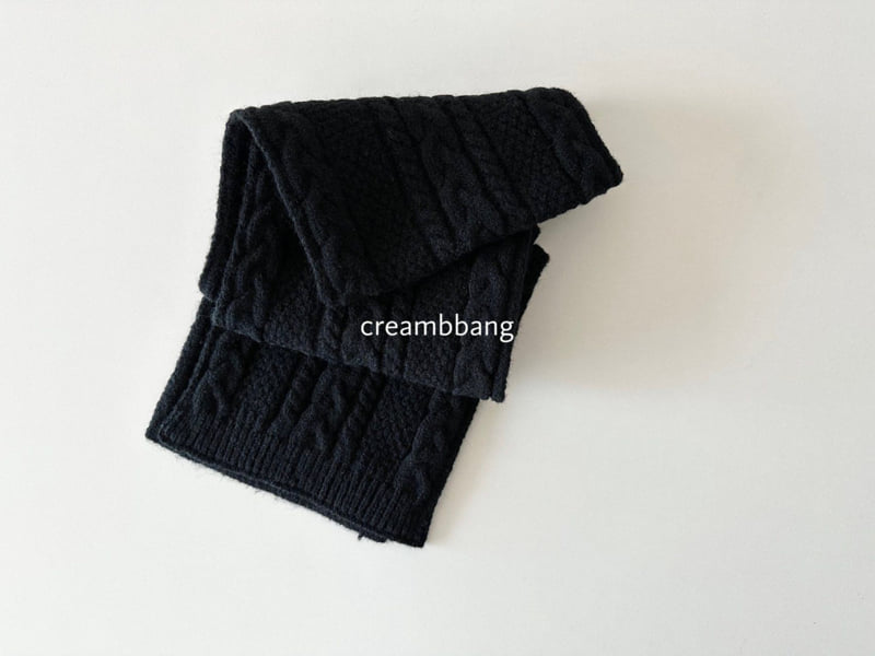 Cream Bbang - Korean Children Fashion - #littlefashionista - Cable Knit Muffler - 9