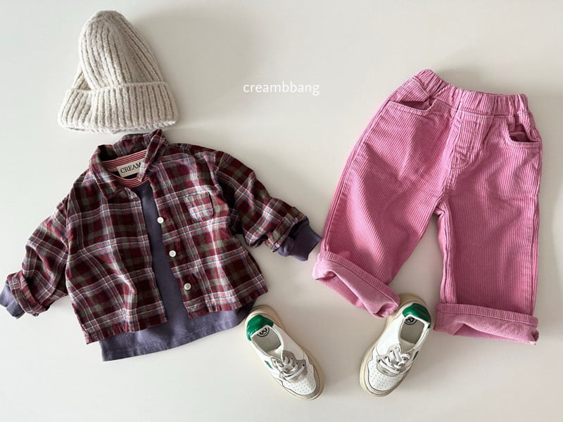 Cream Bbang - Korean Children Fashion - #minifashionista - Vivid Corduroy Wide Pants - 10