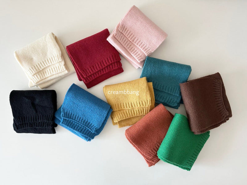 Cream Bbang - Korean Children Fashion - #minifashionista - Soft Knit Muffler - 8