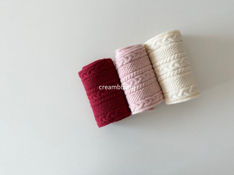 Cream Bbang - Korean Children Fashion - #prettylittlegirls - Cable Knit Muffler - 12