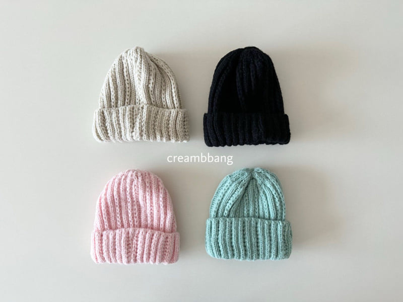 Cream Bbang - Korean Children Fashion - #stylishchildhood - Ribbed Knit Beanie