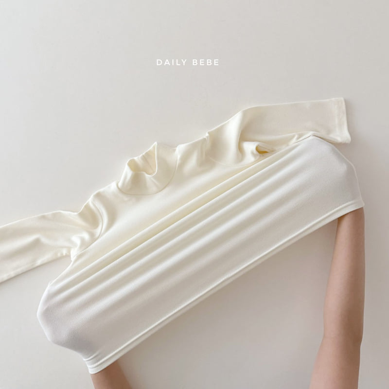 Daily Bebe - Korean Children Fashion - #Kfashion4kids - Basic Mockneck Tee - 8