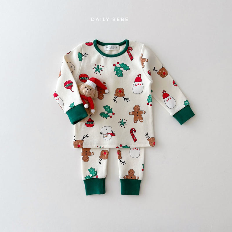 Daily Bebe - Korean Children Fashion - #Kfashion4kids - Rudolph Easywear Set - 6