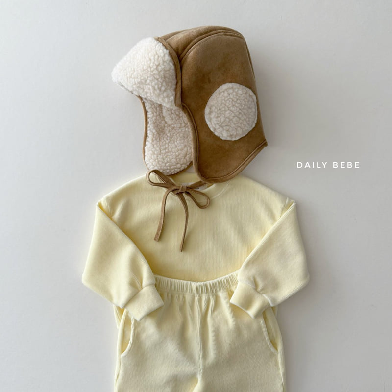 Daily Bebe - Korean Children Fashion - #Kfashion4kids - Velour Jogger Set - 7