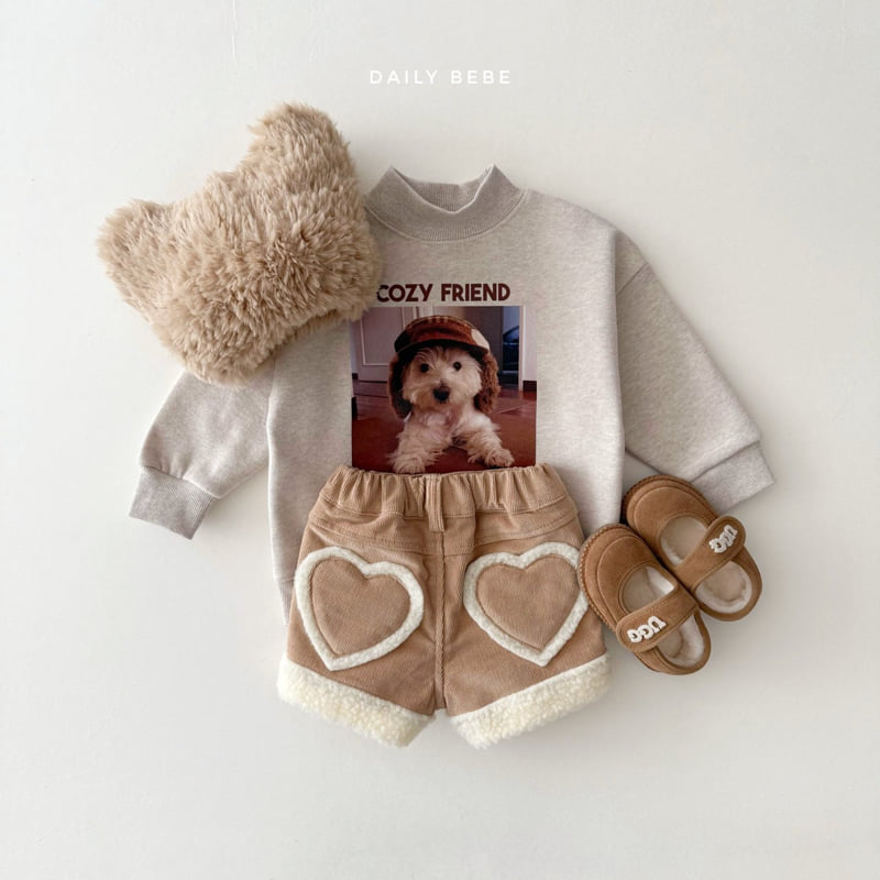 Daily Bebe - Korean Children Fashion - #Kfashion4kids - Puppy Mockneck Sweatshirt - 5