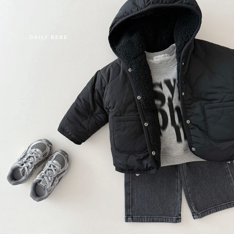 Daily Bebe - Korean Children Fashion - #Kfashion4kids - Reversible Hood Jacket - 11