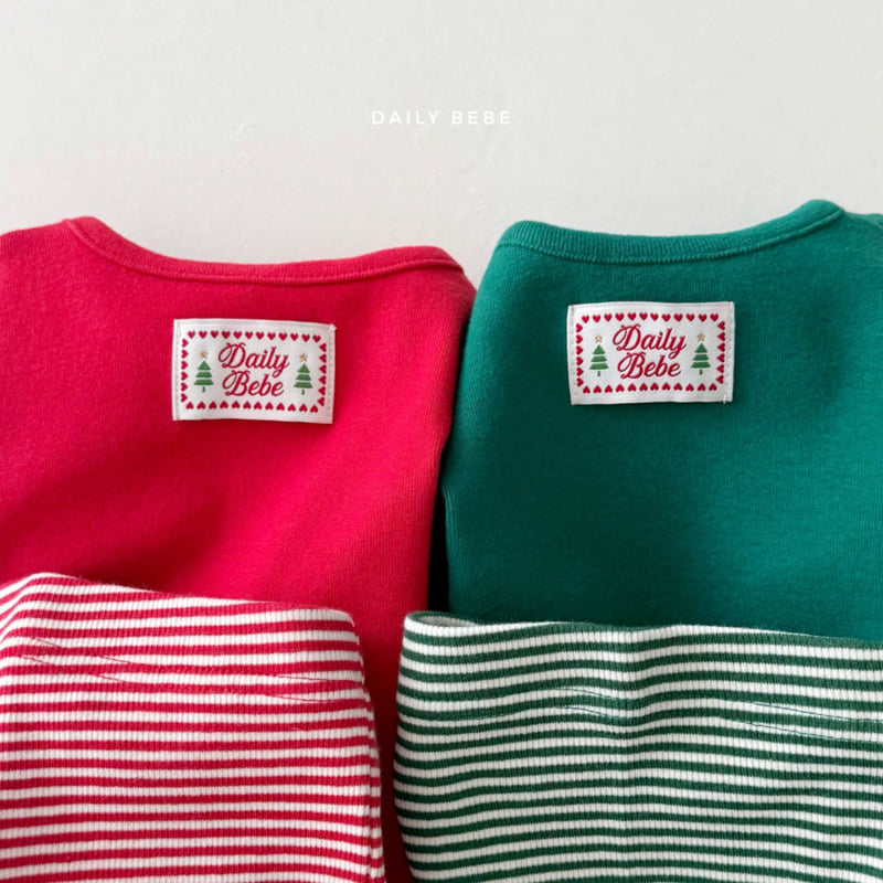 Daily Bebe - Korean Children Fashion - #childofig - Merry Easywear Set - 9