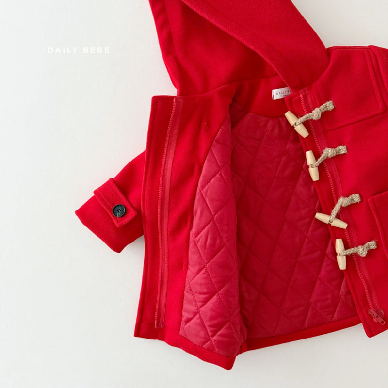 Daily Bebe - Korean Children Fashion - #childofig - Daily Hooded Coat - 7