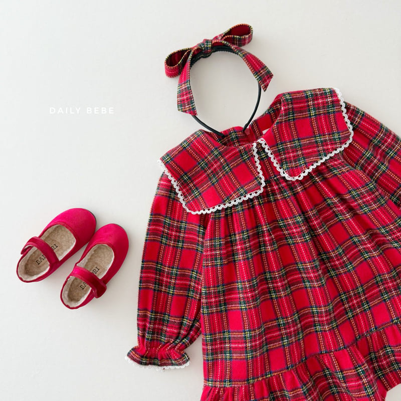 Daily Bebe - Korean Children Fashion - #childofig - Merry One-piece - 5
