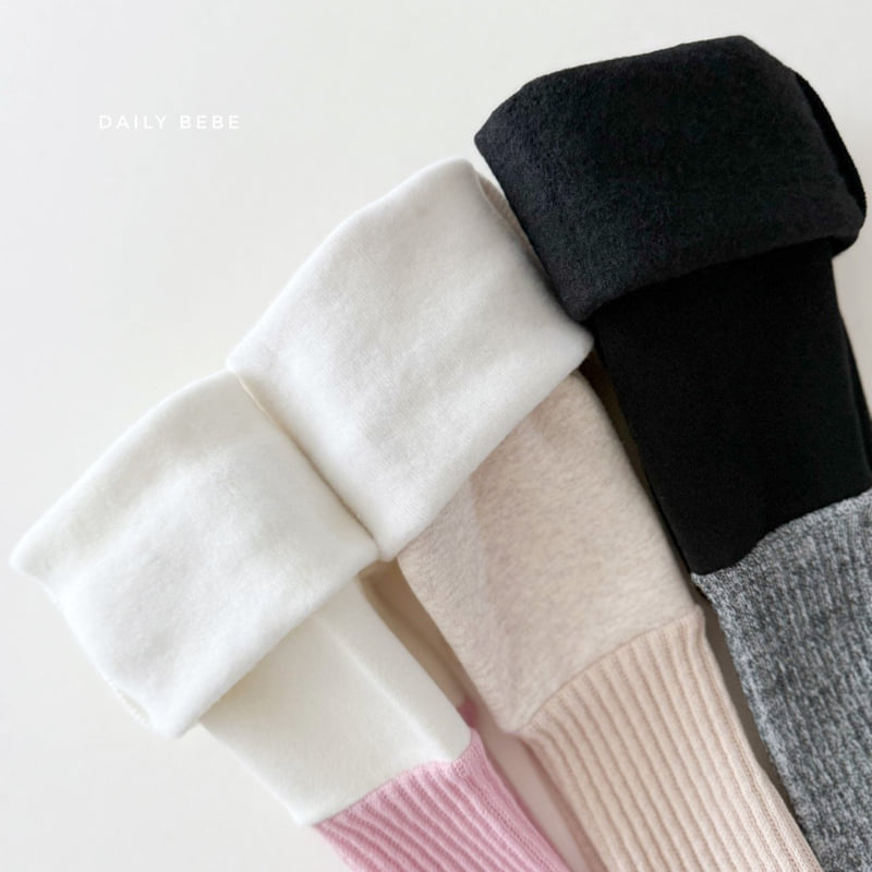Daily Bebe - Korean Children Fashion - #childofig - Mink Warmer Leggings - 4