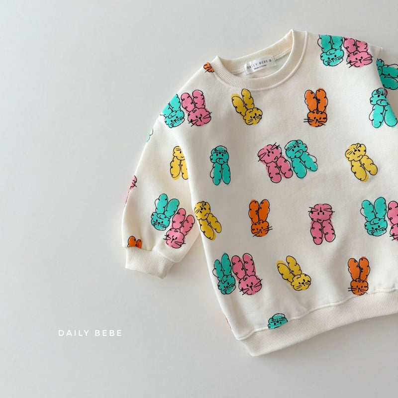 Daily Bebe - Korean Children Fashion - #childofig - Long Sweatshirt - 5