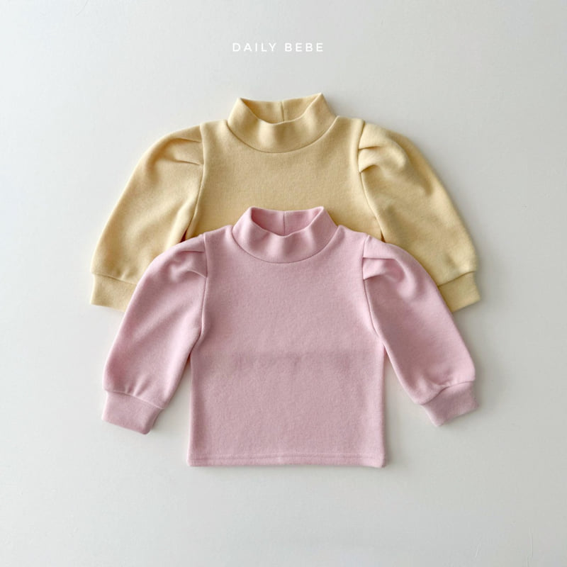 Daily Bebe - Korean Children Fashion - #childofig - Peach Puff Tee