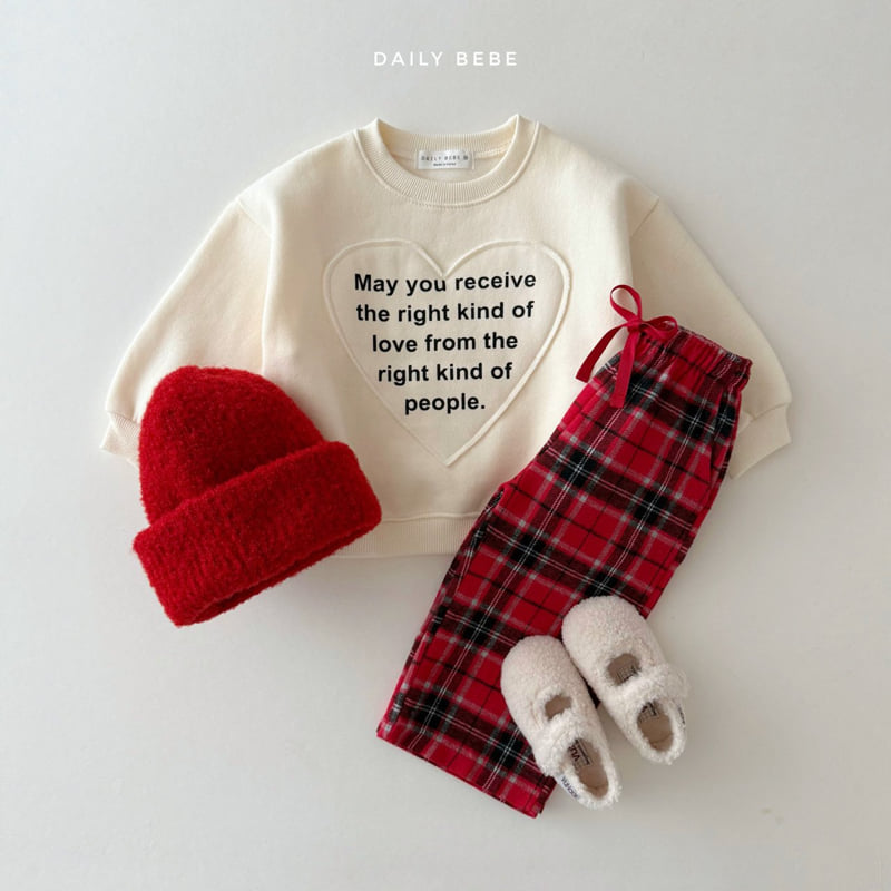Daily Bebe - Korean Children Fashion - #childrensboutique - Merry Check Pants - 8