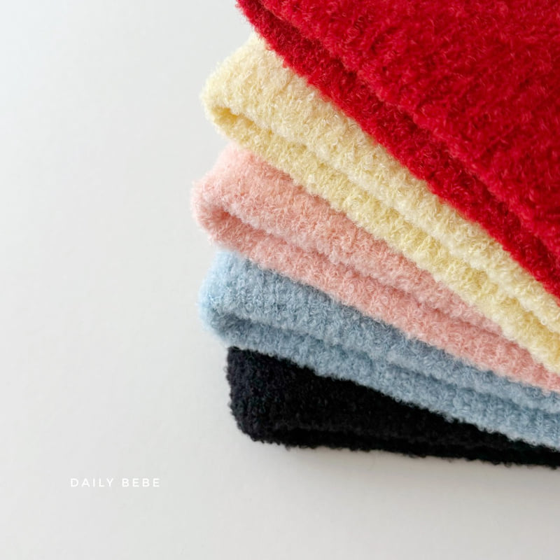 Daily Bebe - Korean Children Fashion - #childrensboutique - Bouclé Beanie - 11