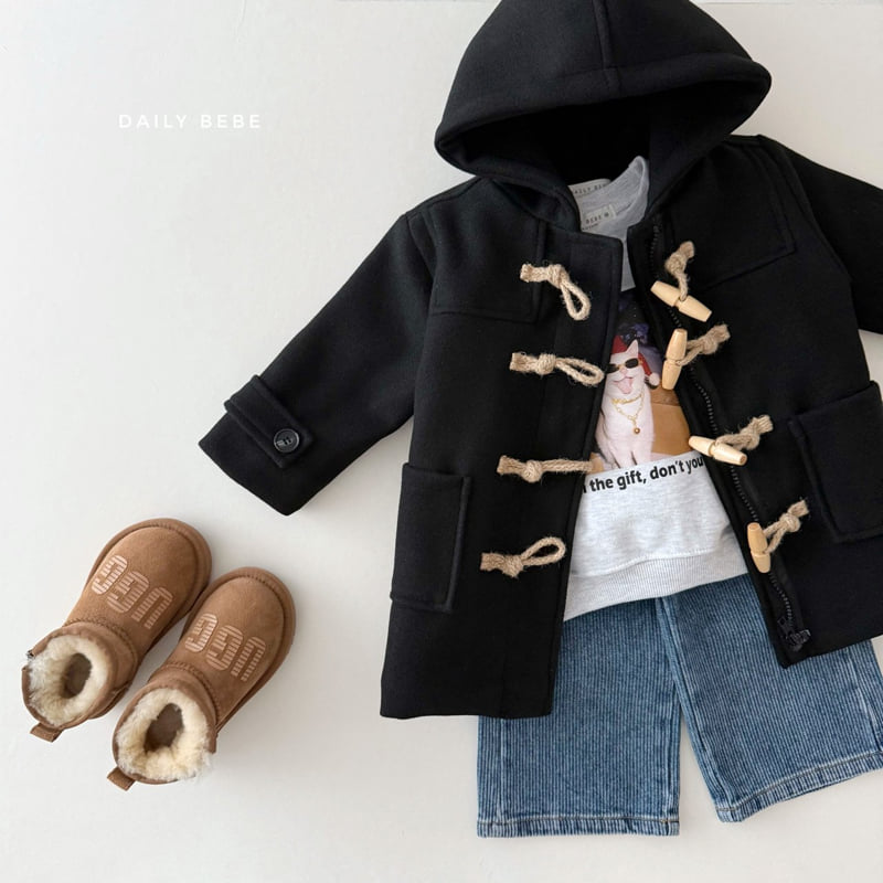 Daily Bebe - Korean Children Fashion - #childrensboutique - Daily Hooded Coat - 9