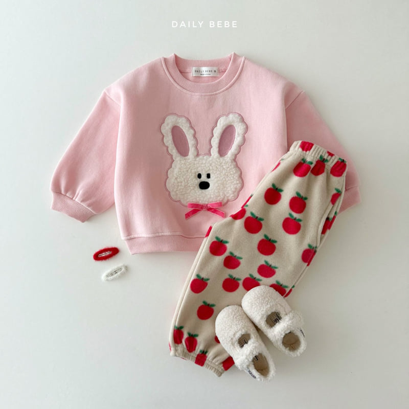 Daily Bebe - Korean Children Fashion - #childrensboutique - Fluffy Ribbon Sweatshirt - 11