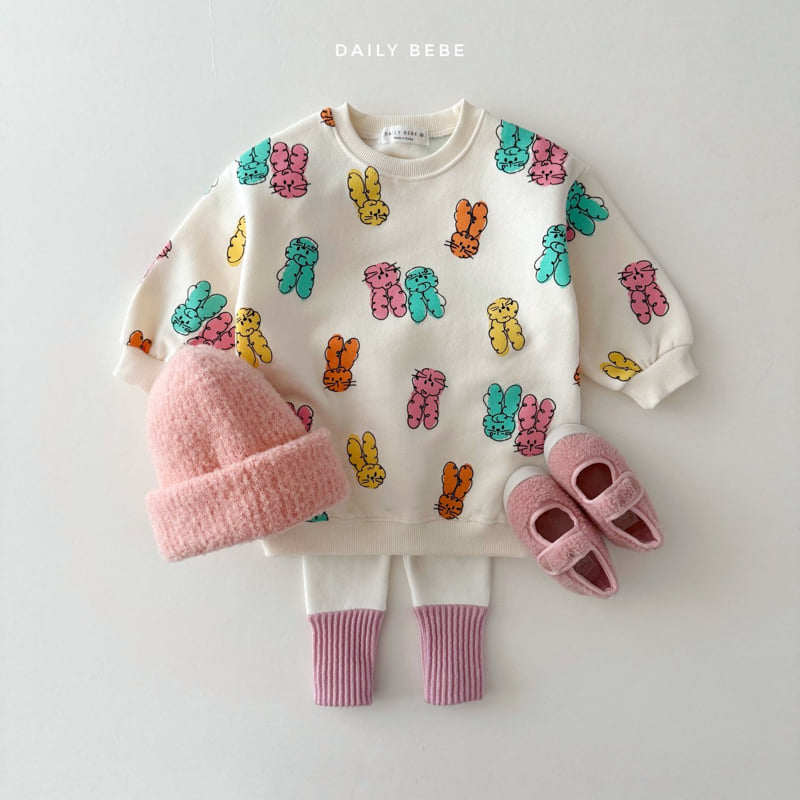 Daily Bebe - Korean Children Fashion - #childrensboutique - Long Sweatshirt - 7