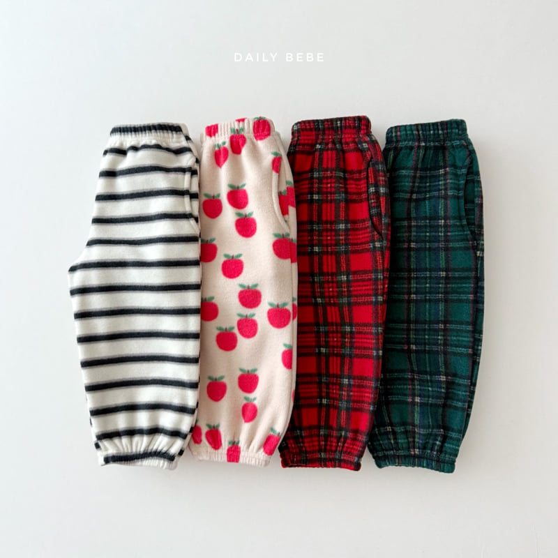 Daily Bebe - Korean Children Fashion - #childrensboutique - Fleece Jogger Pants