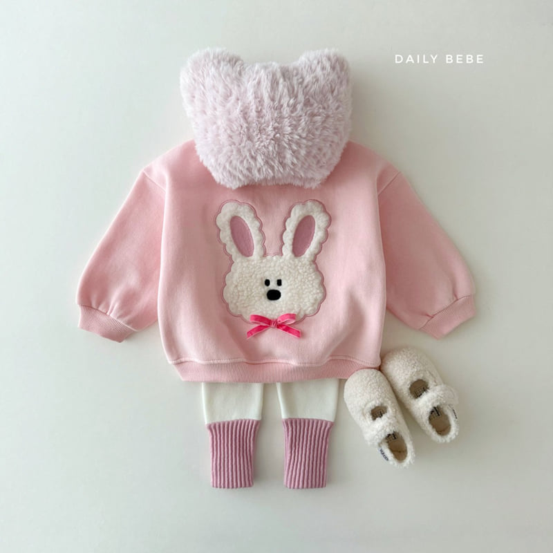 Daily Bebe - Korean Children Fashion - #designkidswear - Mink Warmer Leggings - 6