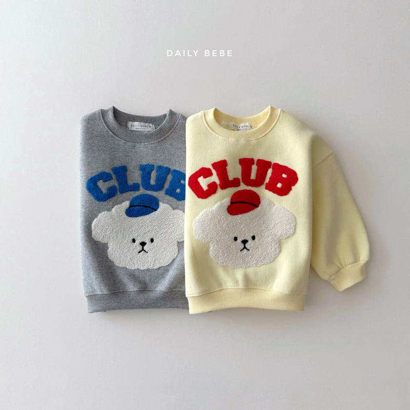 Daily Bebe - Korean Children Fashion - #designkidswear - Club Bichon Sweatshirt