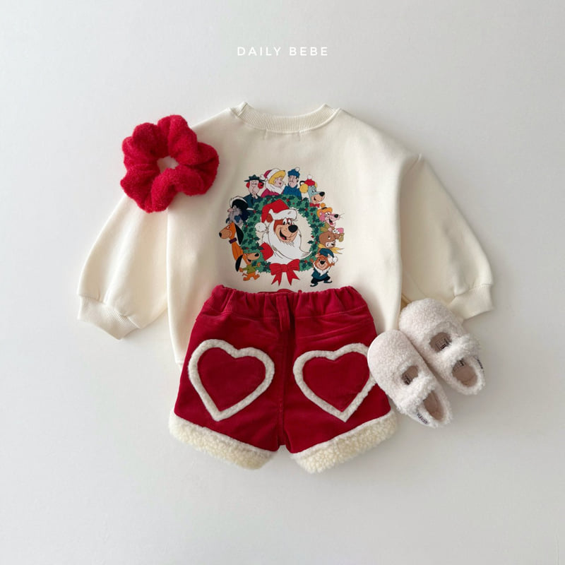 Daily Bebe - Korean Children Fashion - #designkidswear - Wreath Sweatshirt - 9