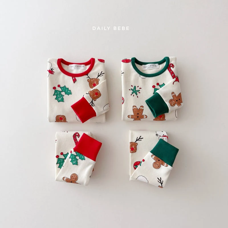 Daily Bebe - Korean Children Fashion - #discoveringself - Rudolph Easywear Set