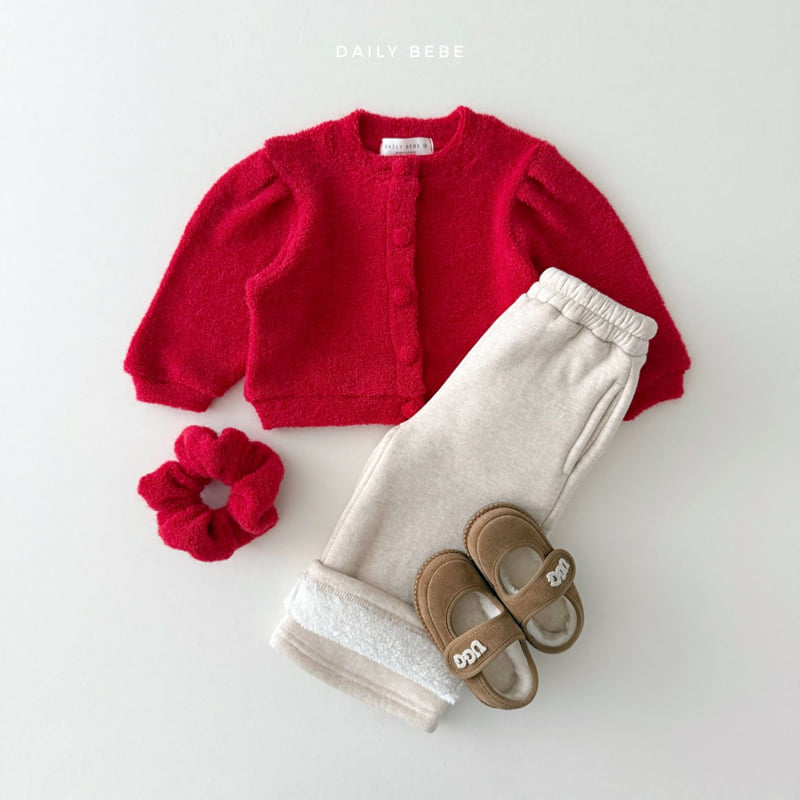 Daily Bebe - Korean Children Fashion - #fashionkids - Bouclé Cardigan - 7