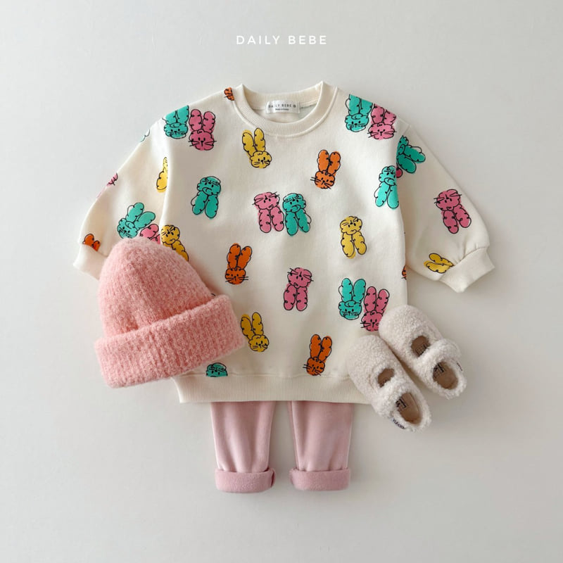 Daily Bebe - Korean Children Fashion - #fashionkids - Long Sweatshirt - 10