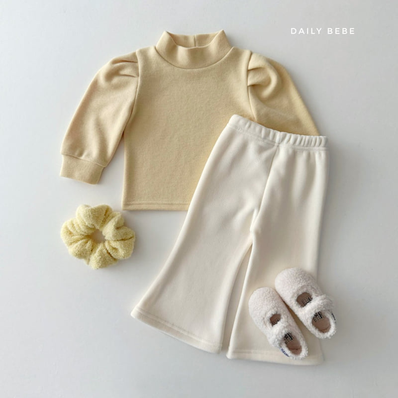 Daily Bebe - Korean Children Fashion - #fashionkids - Peach Puff Tee - 6