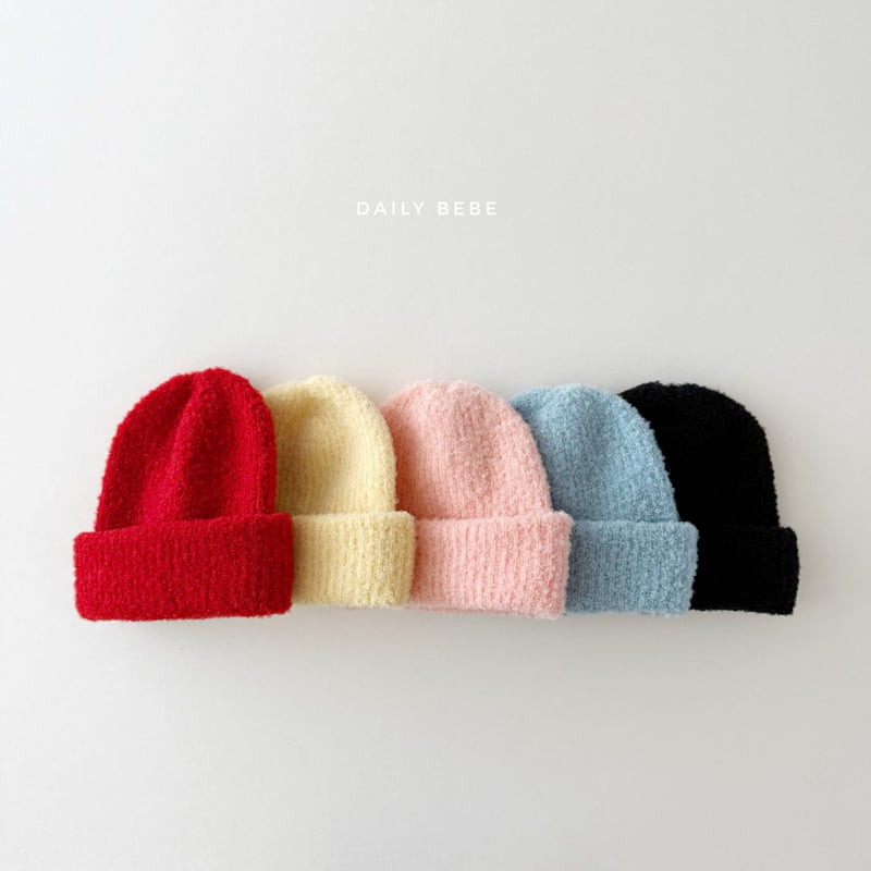 Daily Bebe - Korean Children Fashion - #kidsshorts - Bouclé Beanie