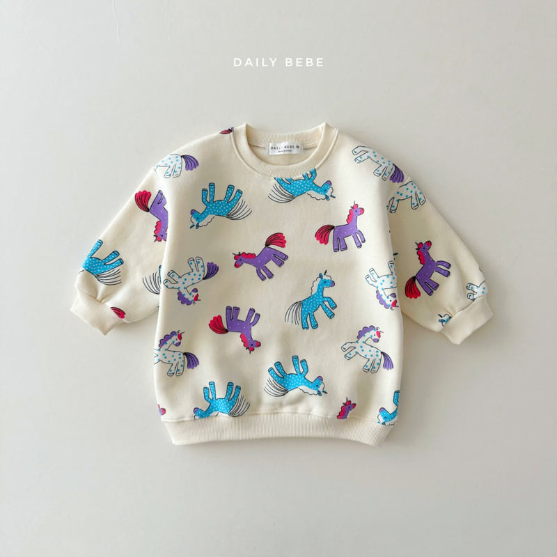 Daily Bebe - Korean Children Fashion - #kidsshorts - Long Sweatshirt - 11