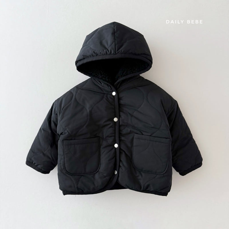 Daily Bebe - Korean Children Fashion - #kidsshorts - Reversible Hood Jacket - 8
