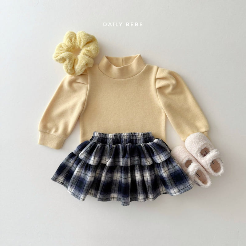 Daily Bebe - Korean Children Fashion - #kidsshorts - Peach Puff Tee - 7