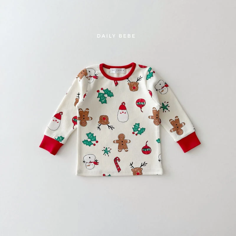 Daily Bebe - Korean Children Fashion - #kidsshorts - Rudolph Easywear Set - 4
