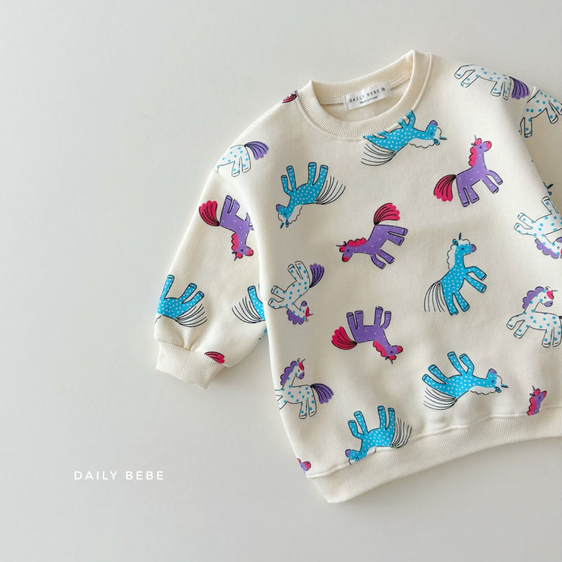 Daily Bebe - Korean Children Fashion - #kidsstore - Long Sweatshirt - 12