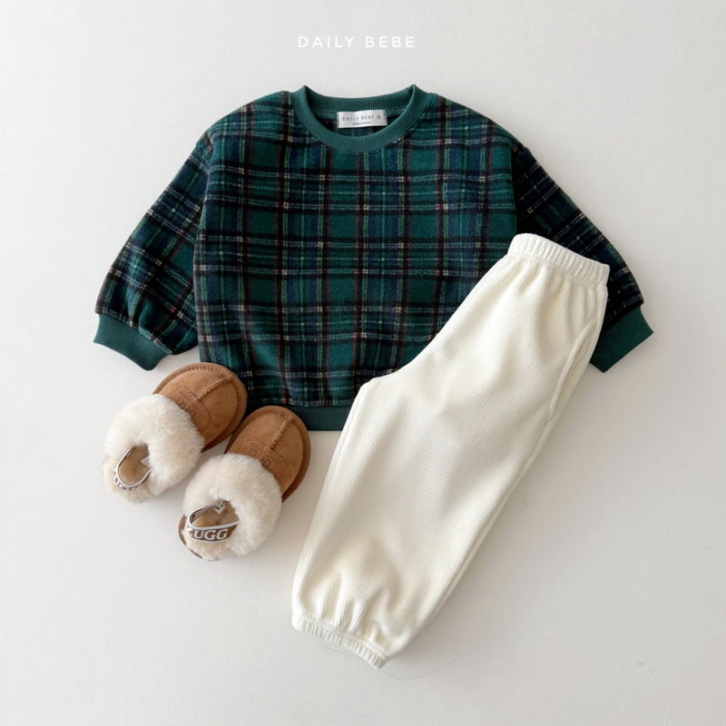 Daily Bebe - Korean Children Fashion - #kidzfashiontrend - Fleece Sweatshirt - 12